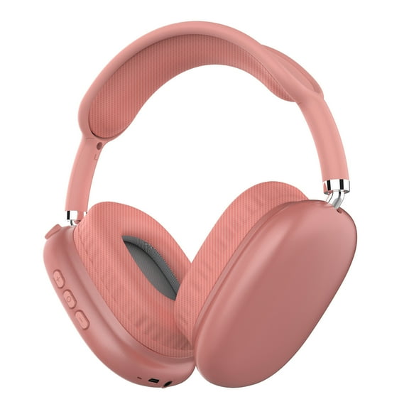 IQ Sound Bluetooth Over-Ear High-Performance Headphones with Mic, FM Radio, and 3.5-mm Aux Input, up to 6 Hours Play Time, IQ-170BT (Rose Gold)