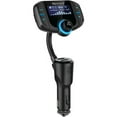 thumbnail image 1 of IQ Sound IQ-230BT Wireless Bluetooth Car Hands-free Kit - USB - LED Display - Call Answer - Built-in FM Transmitter, Memory Card Reader, Microphone - Black, 1 of 3