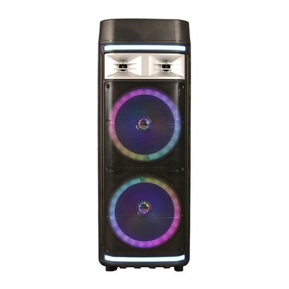 IQ Sound IQ-6612DJBT Led Lighting, Rechargeable Wireless Bluetooth Portable Speaker, Multicolor