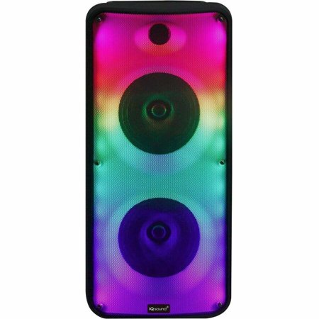 IQ Sound FIRE BOX IQ-7188DJBT Portable Bluetooth Speaker System, 12 W RMS