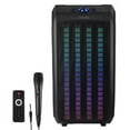 thumbnail image 1 of IQ Sound IQ-8265BT 2 x 6.5-Inch Portable Bluetooth Backpack Speaker with LED Light Panel, TWS, FM Radio, Mic Input, USB/Micro SD/AUX Input, Remote Control, Rechargeable Battery, 1 of 5