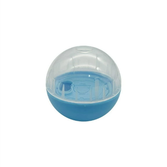 IQ Treat Ball Dog Treat Dispenser Toy Ball Interactive Toy - 3.4" Stimulation,Slow Feeder(3.35Inch,Blue)