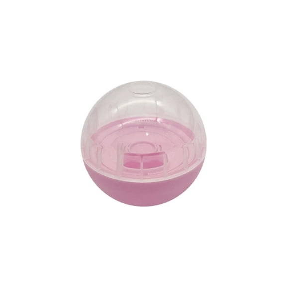 IQ Treat Ball Dog Treat Dispenser Toy Ball Interactive Toy - 3.4" Stimulation,Slow Feeder(3.35Inch,Pink)