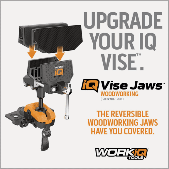 IQ Vise Woodworking Vise Jaws - Pack of 4  Residential Use, Standard Application