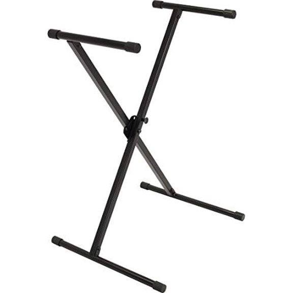 IQ-X-1000 Single-Braced X-Style Keyboard Stand w/ Memory Lock System and 100lbs Load Capacity$$Music
