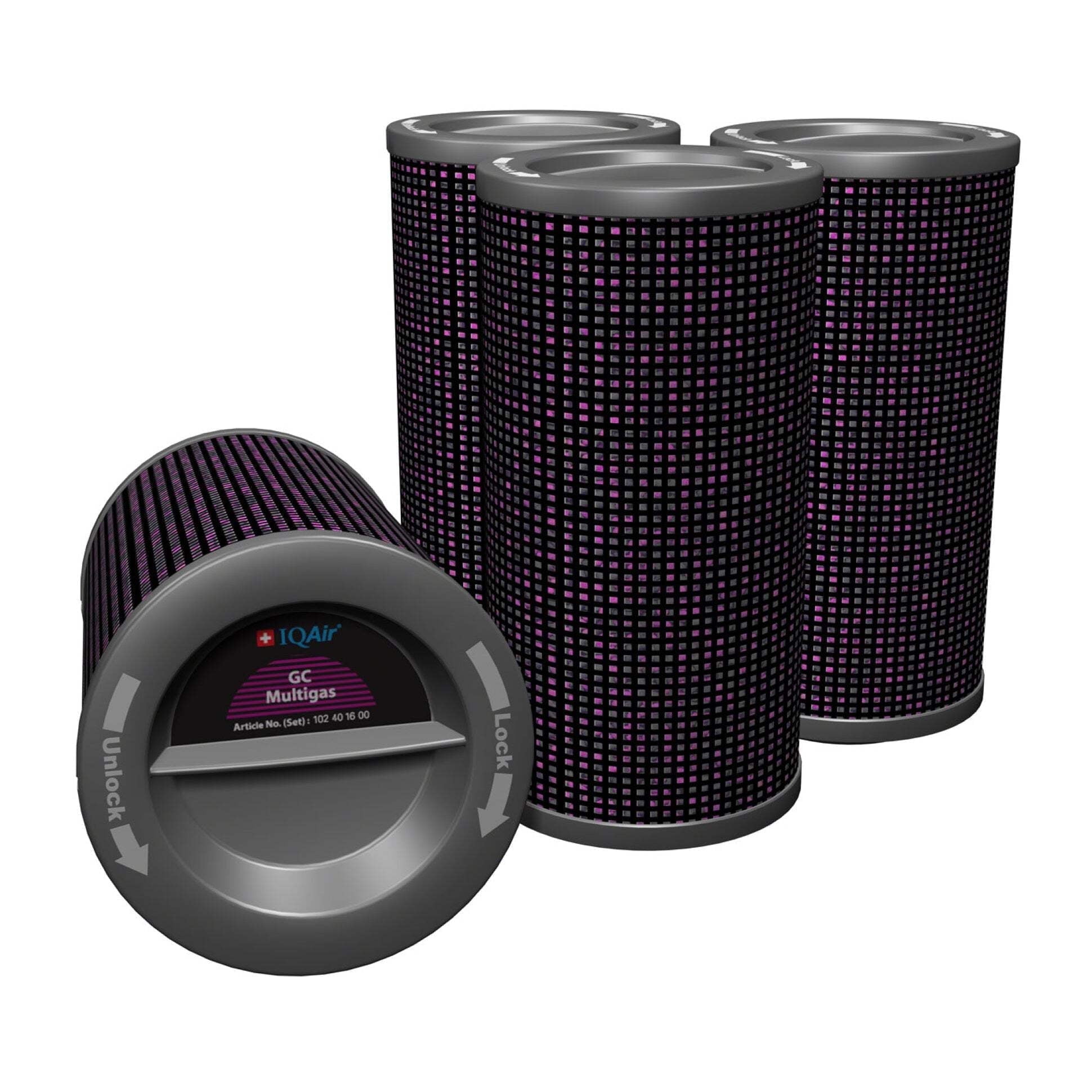 IQAir GC MultiGas Air Purifier with Gas Cartridges Set of 4 for Chemicals VOCs Odors Walmart