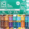 thumbnail image 1 of IQBAR Brain and Body Keto Protein Bars - 7 Sampler Keto Bars - Energy Bars - Low Carb Protein Bars - High Fiber Vegan Bars and Low Sugar Meal Replacement Bars - Vegan Snacks, 1 of 6