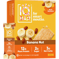 thumbnail image 1 of IQBAR Brain and Body Banana Nut Keto Protein Bars - Low Carb, Low Sugar - 12-Count Energy Bars, 1 of 6