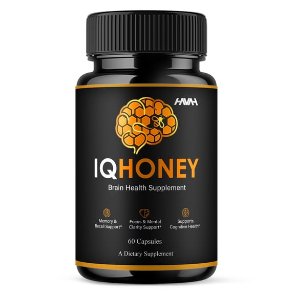 IQHoney Brain Health Formula , IQ Honey Capsules (60 Capsules)