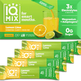 thumbnail image 1 of IQMIX Sugar Free Electrolyte Powder Packets - Keto Electrolytes with Lions Mane, Magnesium L-Threonate, Potassium Citrate - Lemon Lime (20-Count), 1 of 8
