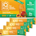 thumbnail image 1 of IQMIX Sugar Free Electrolyte Powder Packets - Keto Electrolytes with Lions Mane, Magnesium L-Threonate, Potassium Citrate - Peach Mango (20-Count), 1 of 8