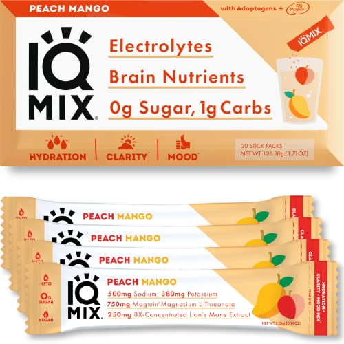 IQMIX Sugar Free Electrolytes Powder Packets Hydration Supplement