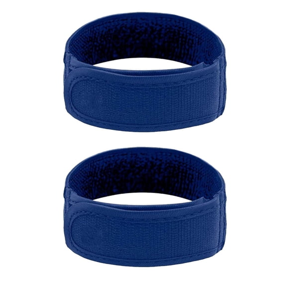 IQOGKRN Unisex Buckle-Free Elastic Belt Loop Holders Stretch Jean Belt Keep Pants From Slipping Down Blue 35CM
