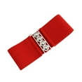 thumbnail image 1 of IQOGKRN Women Wide Elastic Waist Belt Fashion Stretch Waist Cincher Adjustable Decorative Waistband for Dresses Blouses Skirts Red One Size, 1 of 2