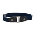 thumbnail image 1 of IQOGKRN Women's Invisible Elastic Waist Belt Adjustable Buckle-Free Stretch Sash for Jeans Dresses Pants Dark Blue One Size, 1 of 2