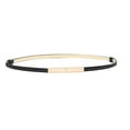 thumbnail image 1 of IQOGKRN Women's Slim Elastic Waist Belt with Decorative Buckle Adjustable Stretchy Cinch for Dresses Black4 One Size, 1 of 2