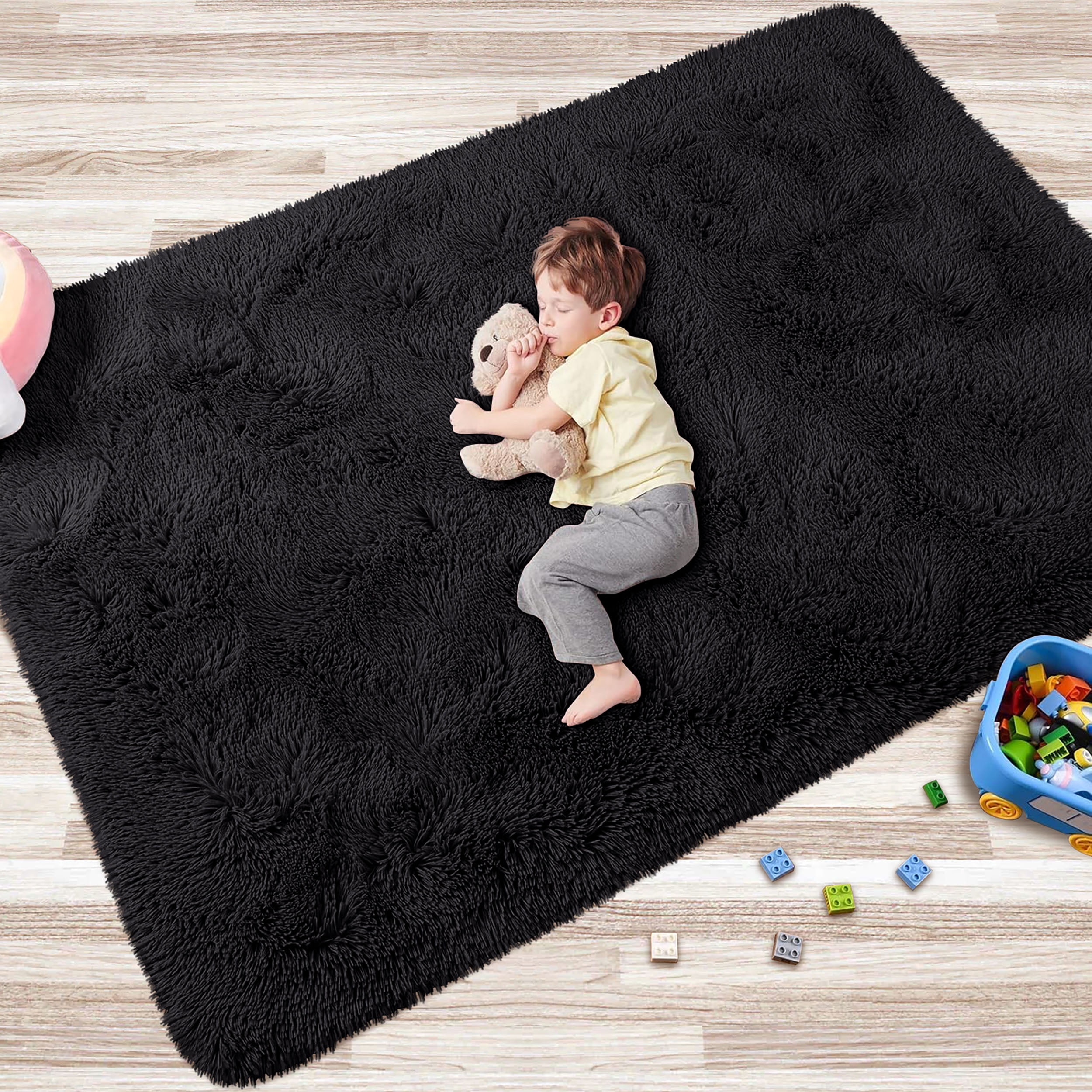 IR Imperial Room Shaggy Rug 3x5ft for Hallway, Ultra Soft Modern Area ...