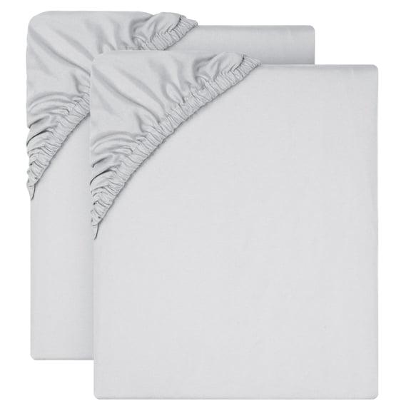 IR Imperial Rooms 2-Pack Fitted Sheets Premium 1800 Collection Ultra-soft- Deep Pocket - King, White