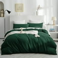 thumbnail image 1 of IR Imperial Rooms 2 Piece Duvet Cover Soft Microfiber Button Closer Emerald-Green Color Twin All-Age, 1 of 7