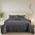 thumbnail image 1 of IR Imperial Rooms 2-Piece Twin Microfiber Reversible Bedspread & Quilt Set, Gray, 1 of 12
