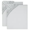 thumbnail image 1 of IR Imperial Rooms 2 Twin Fitted Bed Sheet Deep Pocket Extra Soft Brushed 1800 Series White Twin, 1 of 8