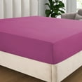 thumbnail image 1 of IR Imperial Rooms Fitted Sheet Deep Pocket Extra Soft Brushed Microfiber 1800 Series Purple Twin, 1 of 8