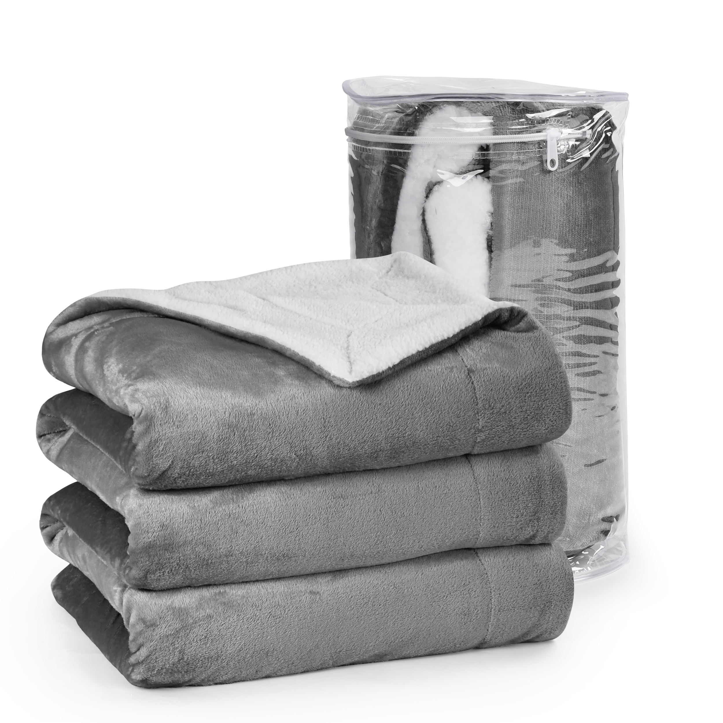 IR Imperial Rooms Sherpa Blanket Throw Fluffy, Soft, for Camping Winter