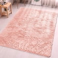 thumbnail image 1 of IR Imperial Rooms Solid Shaggy Rug 6X9ft Modern Area Rug for Living Room Kids Bedroom Soft Carpet Washable Carpet Pink, 1 of 9