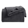 thumbnail image 1 of IR Imperial Rooms Fleece Bed Blanket 310 GSM Microfiber Lightweight Warm Winter Blanket Fluffy Cozy Plush Throw Gray Twin Size, 1 of 16