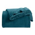 thumbnail image 1 of IR Imperial Rooms Fleece Bed Blanket 310 GSM Microfiber Lightweight Warm Blanket Fluffy Cozy Plush Throw Teal Twin Size, 1 of 16