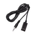 thumbnail image 1 of Uxcell IR Infrared Receiver Extender Cable 3.5mm Jack 4.9FT 26FT Receiving Distance Black Square Head, 1 of 6