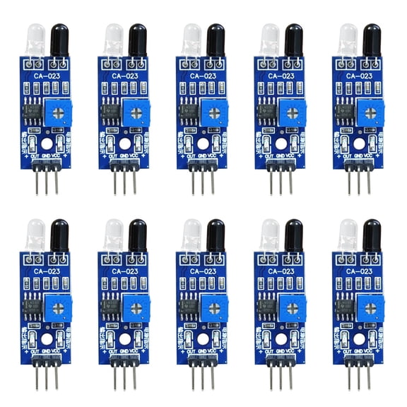 IR Obstacle Avoidance Sensors Module for Intelligent Car Robot 3Pin Reflective Photoelectric Sensors Tracing Module