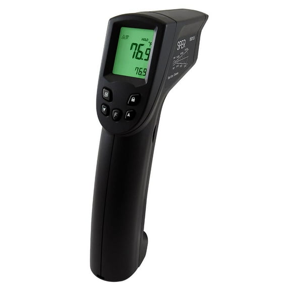 Infrared Thermometer Gun with Alarm and Thermocouple 12:1 / 1400°F