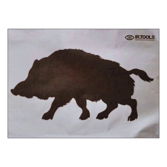 IR.Tools Boar Thermal Target Kit for Thermal Scope Zeroing and Training, Upright Passive Targets with Pasters