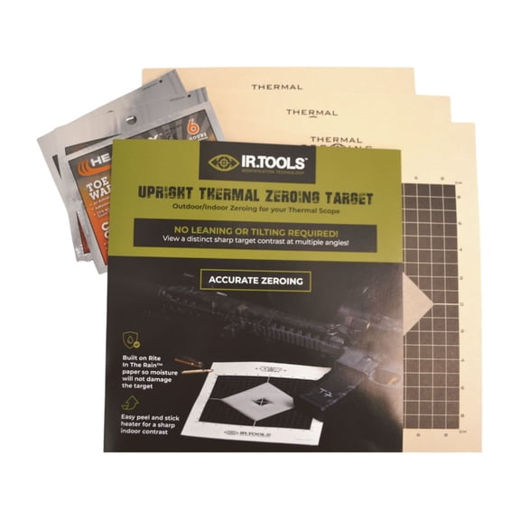 IR.Tools Upright Thermal Target for Thermal Scopes, No-Angle Zeroing Design, Indoor/Outdoor Use