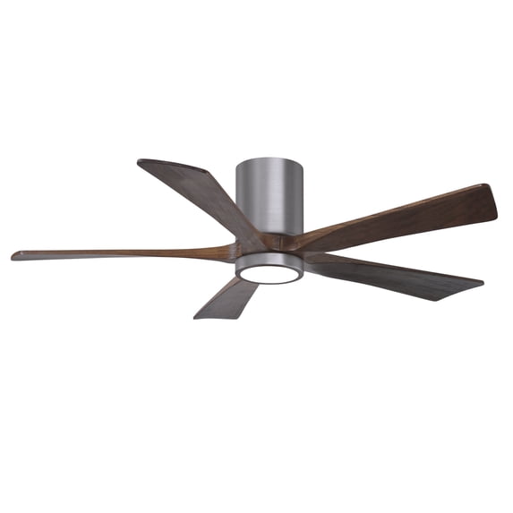 Matthews Fans - Irene-5HLK 5-Blade Flush Mount Ceiling Fan with Integrated LED