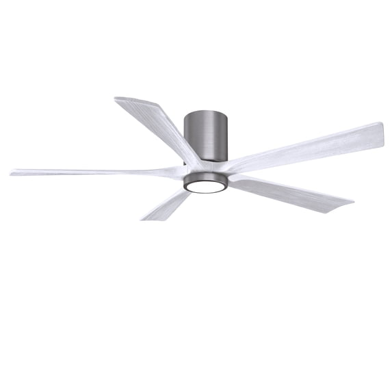 Matthews Fans - Irene-5HLK Five Blade Flush Mount Ceiling Fan with Integrated