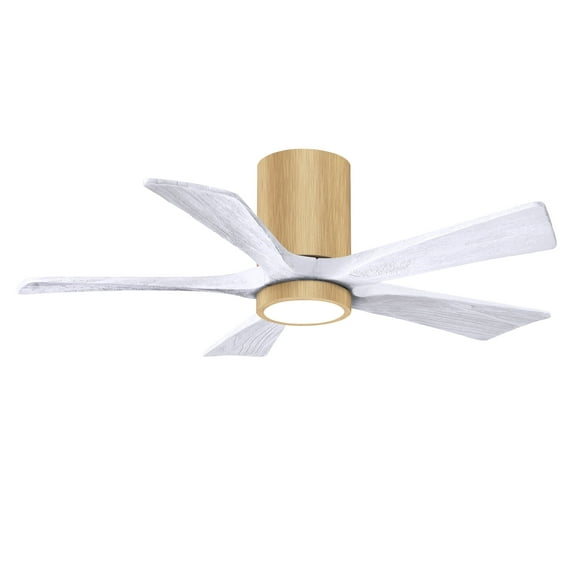 Matthews Fans - Irene-5HLK Five Blade Flush Mount Ceiling Fan with Integrated