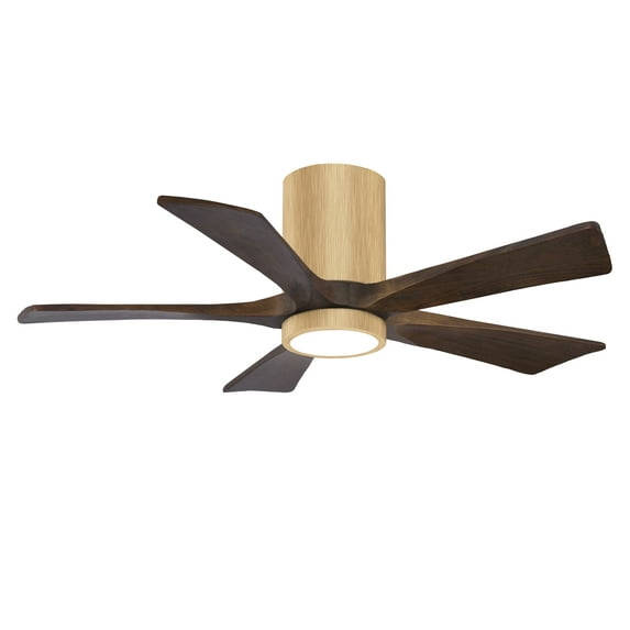 Matthews Fans - Irene-5HLK Five Blade Flush Mount Ceiling Fan with Integrated