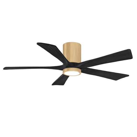Matthews Fans - Irene-5HLK 5-Blade Flush Mount Ceiling Fan with Integrated LED
