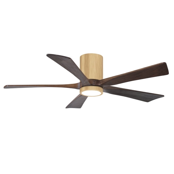 Matthews Fans - Irene-5HLK 5-Blade Flush Mount Ceiling Fan with Integrated LED