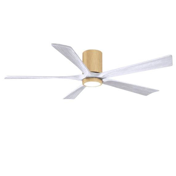 Matthews Fans - Irene-5HLK Five Blade Flush Mount Ceiling Fan with Integrated