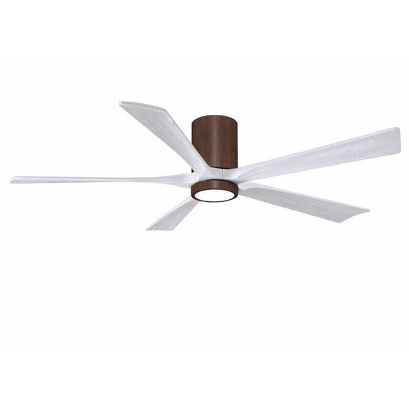 Matthews Fans - Irene-5HLK Five Blade Flush Mount Ceiling Fan with Integrated