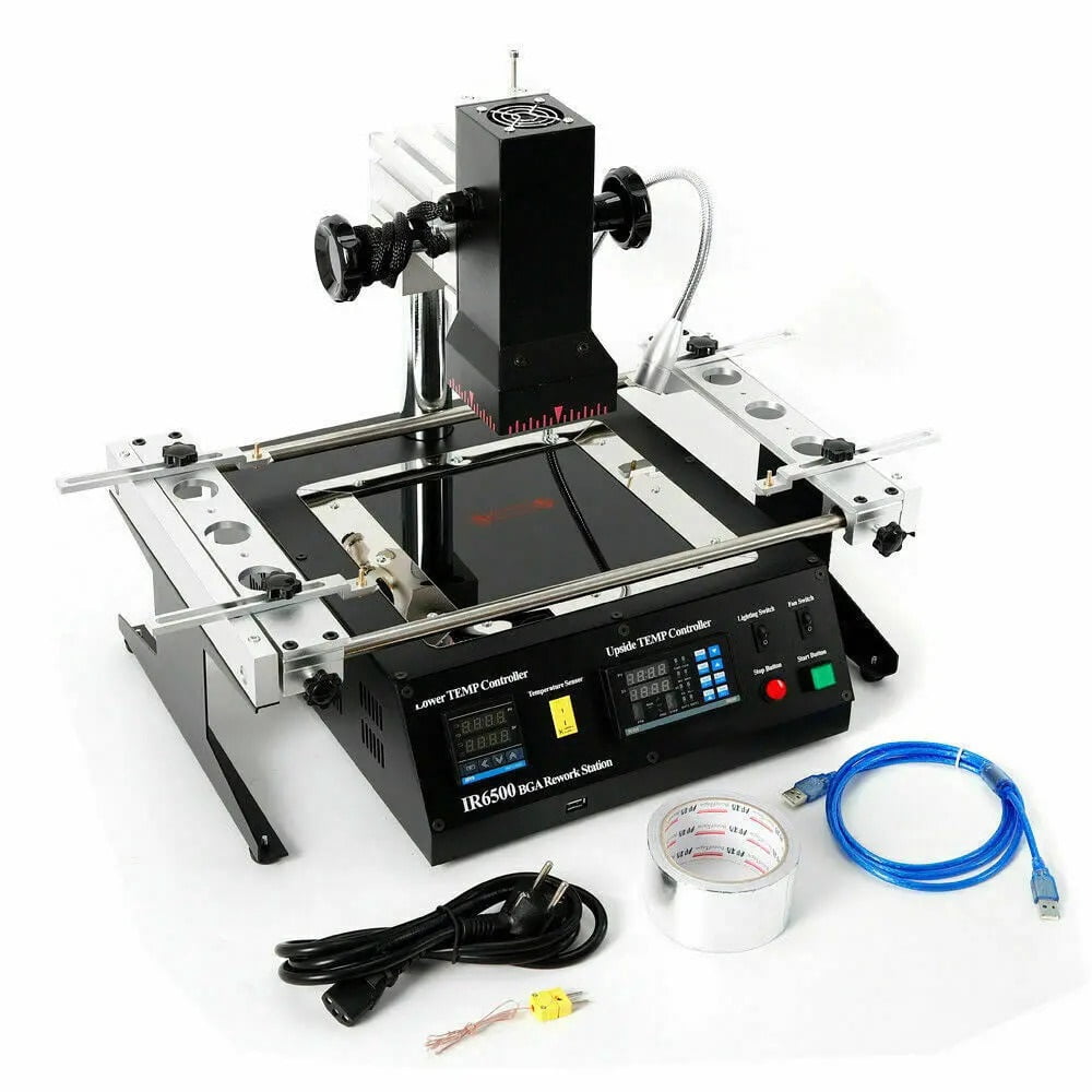 Infrared Solder Rework IR6500 BGA Rework Station Infrared Solder Welder System Closed-loop ...