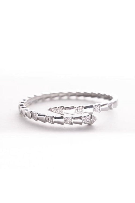 Arrowhead Wrap Bracelet – Stylish Women’s Jewelry in Silver and Modern Design with Sparkling Crystal Accents