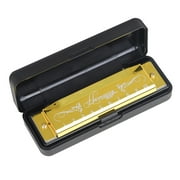 IRIN 10-Hole Harmonica Key of C 20-Tone Musical Gift with Storage Case for Beginner Student