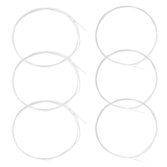 IRIN C104 Classical Guitar Strings Musical Instrument Accessory Part Replacement, Nylon and Copper, White & Silver, 1 Set (12 inches / 30.48 cm)