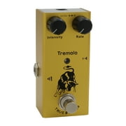 IRIN EF-09 Electric Guitar Effect Pedal Portable Guitar Effector  Single Electric Guitar Effect Pedal with True Bypass - Tremolo (Yellow)