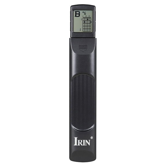 IRIN Pocket Guitar Chord Trainer 6 Fret Portable Practice Tool with Chord Name Fingering Chart Metronome Display Screen for Acoustic Guitar Beginners Players