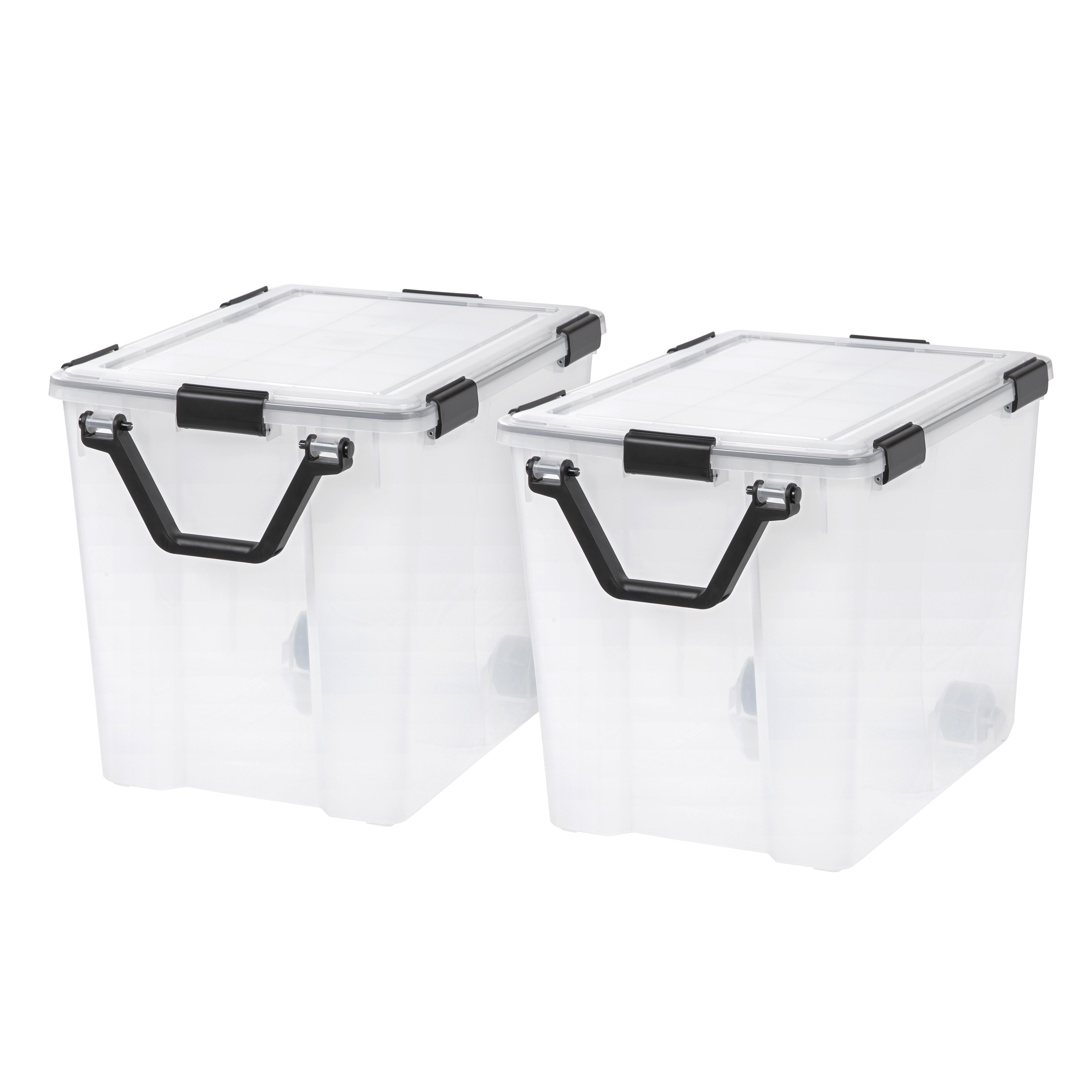 ClearCube 103qt WeatherPro Stackable Storage Bin with Wheels